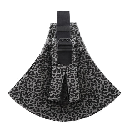 porte bébé physiologique léopard gris