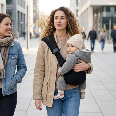 porte bébé physiologique confortable pour une magnifique promenade