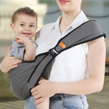 Porte bébé physiologique gris | LIGHTY™ - Atmosphère Bébé