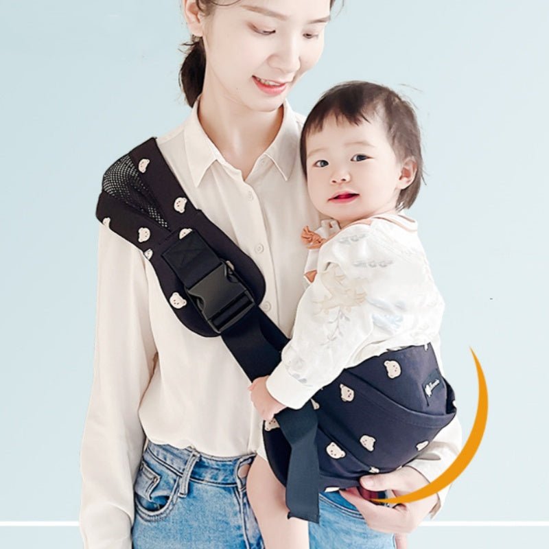porte bébé physiologique motif petits oursons