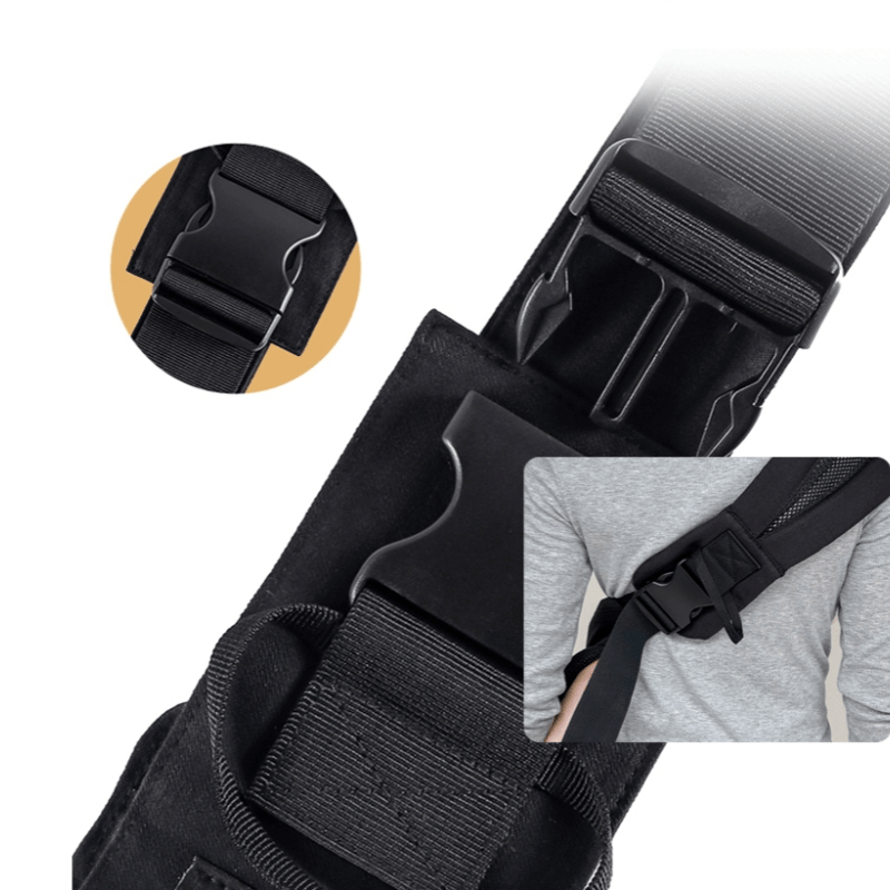 porte bébé physiologique avec sangles ajustables et boucle sécurisée