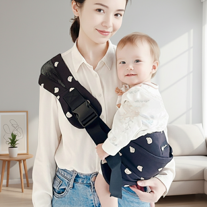 porte bébé physiologique léger et confortable motif petits oursons