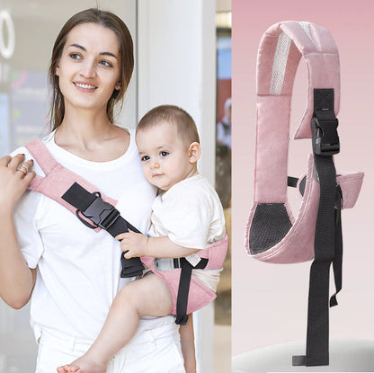 porte bébé physiologique supportant rose