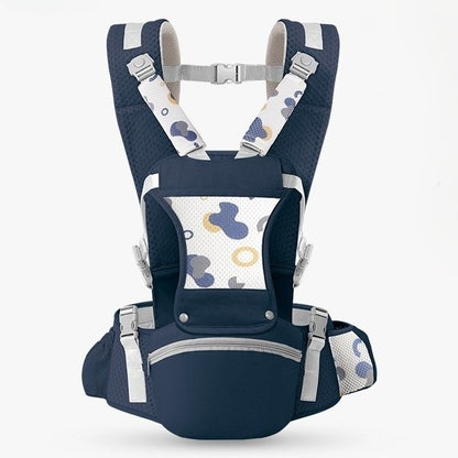Porte bebe respirant Confort Évolutif couleur marine