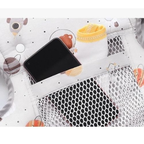 porte bebe respirant confortable avec petite poche de rangement