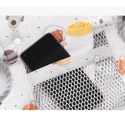 porte bebe respirant confortable avec petite poche de rangement