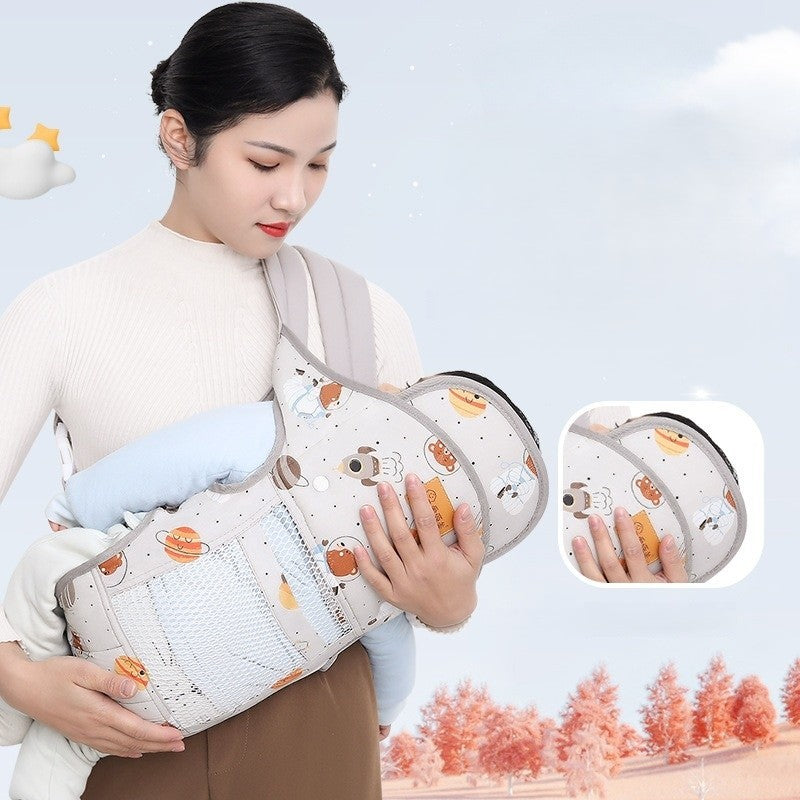 porte bebe respirant confortable avec support pour tête et cou