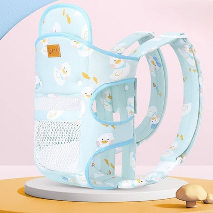 porte bebe respirant confortable motif canard bleu