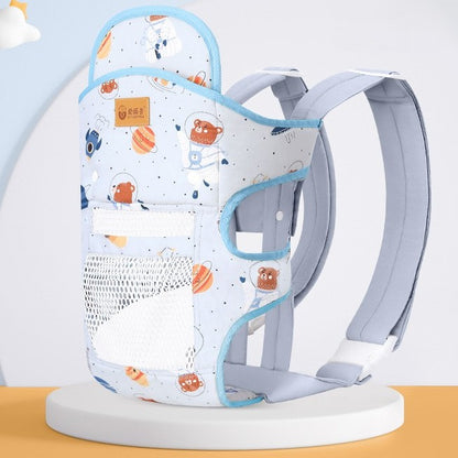 porte bebe respirant confortable motif planète bleue
