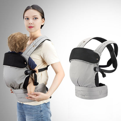 porte bebe respirant ergonomique couleur élégance noir et gris
