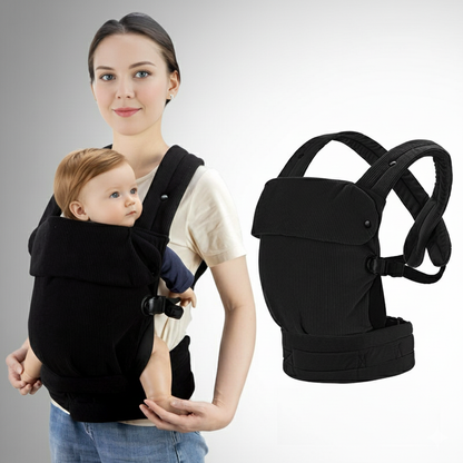 porte bebe respirant ergonomique couleur noir intemporel