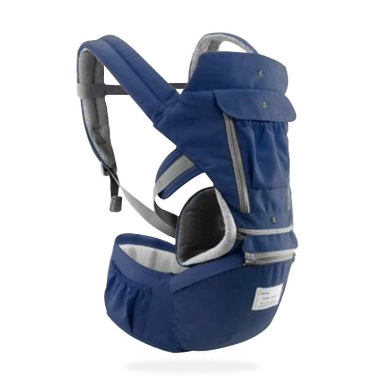 porte bebe respirant ergonomique et pratique bleu