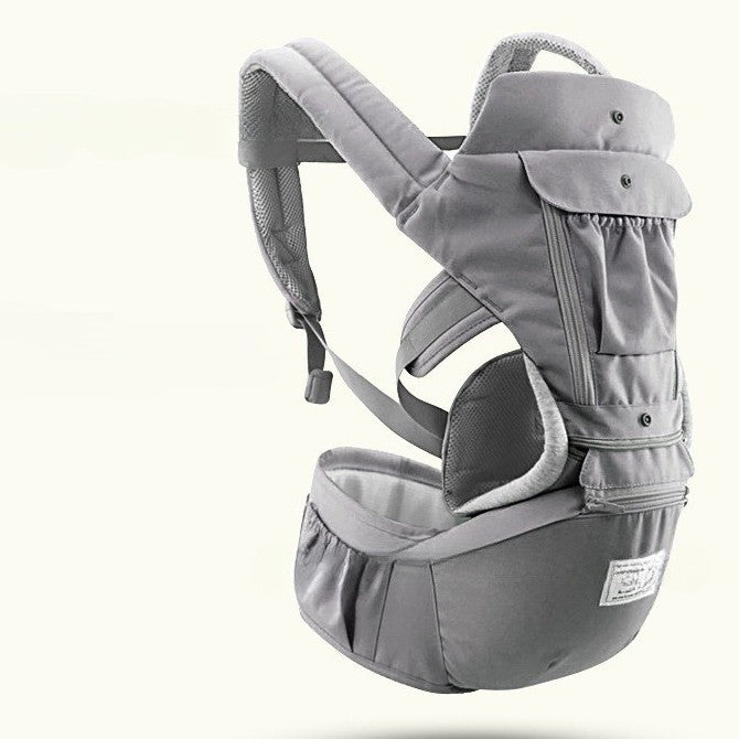 porte bebe respirant ergonomique et pratique gris