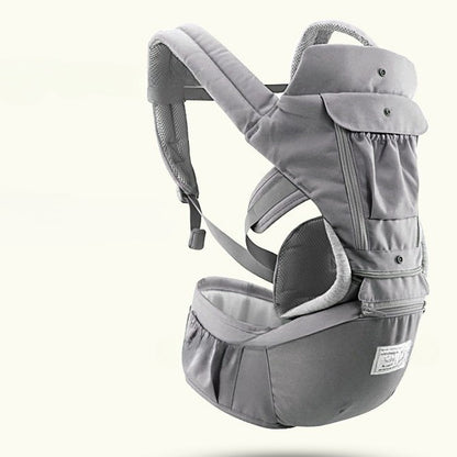 porte bebe respirant ergonomique et pratique gris