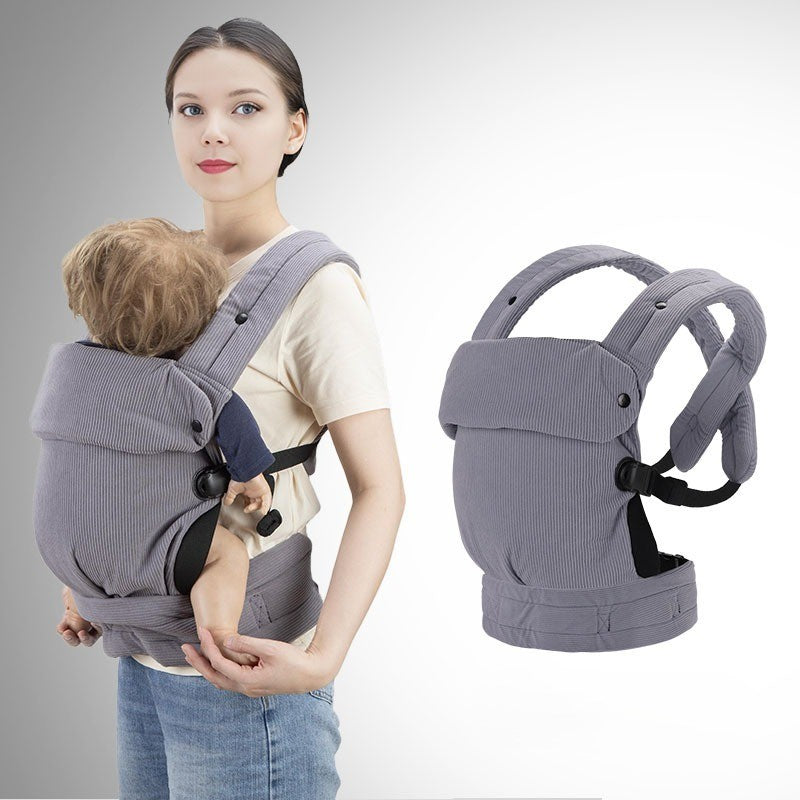 porte bebe respirant gris