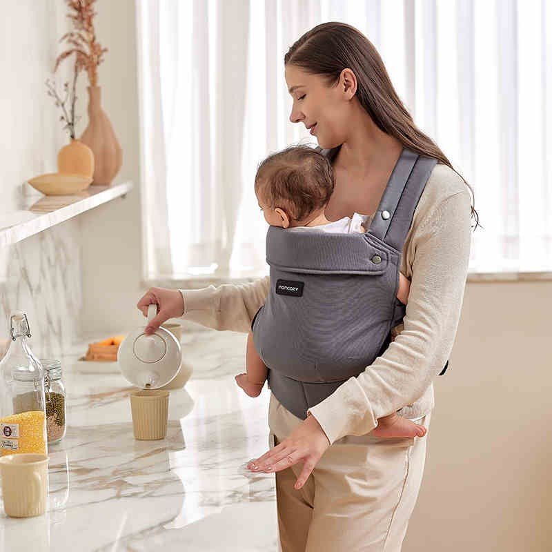 porte bébé gris pour sorties confortables