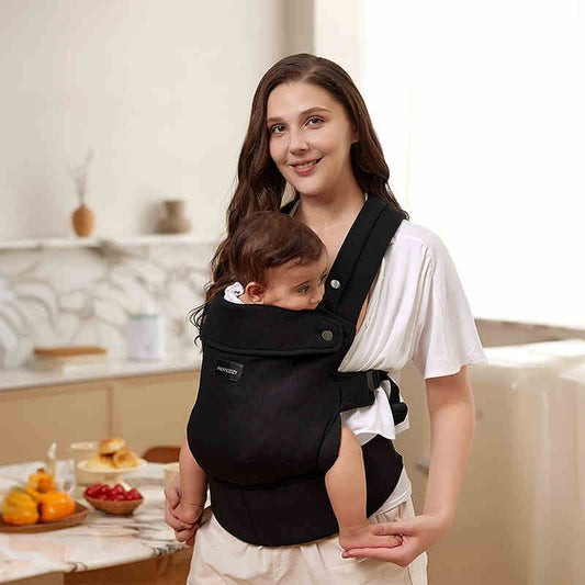 porte bébé noir pour sorties confortables
