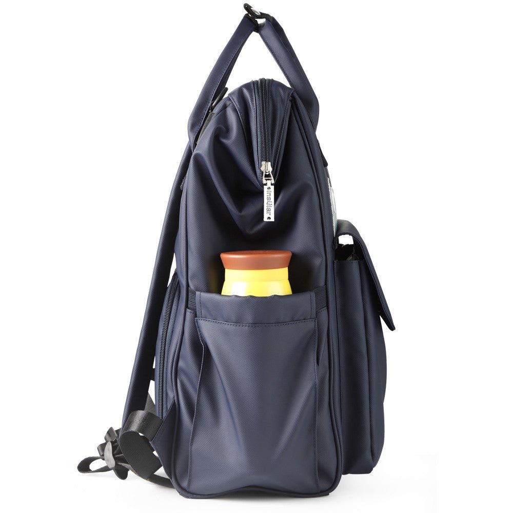 sac a dos a langer poche latérale pour bouteille d'eau