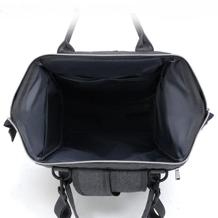 sac à dos à langer HarryBabyBag™ gris grande capacité