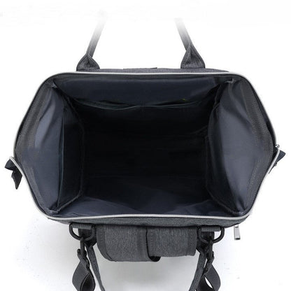 sac à dos à langer HarryBabyBag™ gris grande capacité