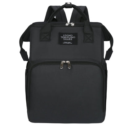 sac à dos à langer noir LivingTravelingShare™