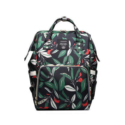 sac a dos a langer stylé fleur noir