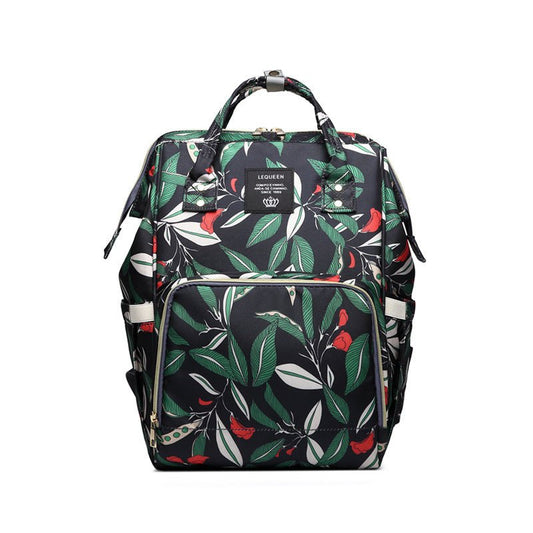 sac a dos a langer stylé fleur noir