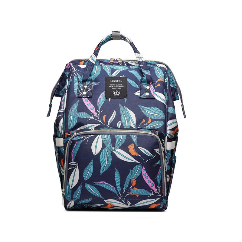 sac a dos a langer stylé fleur bleu