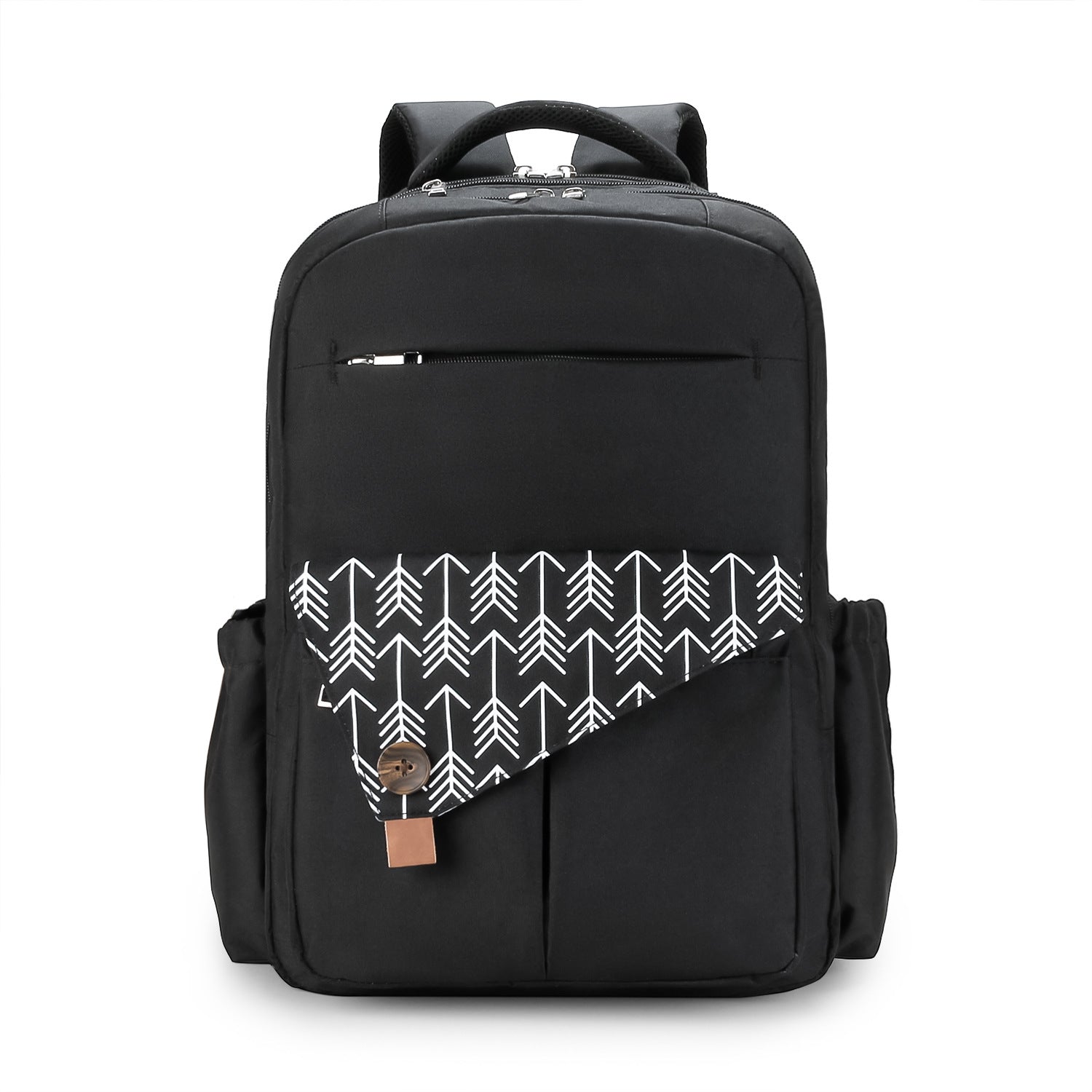 sac a dos a langer motif flèches noir