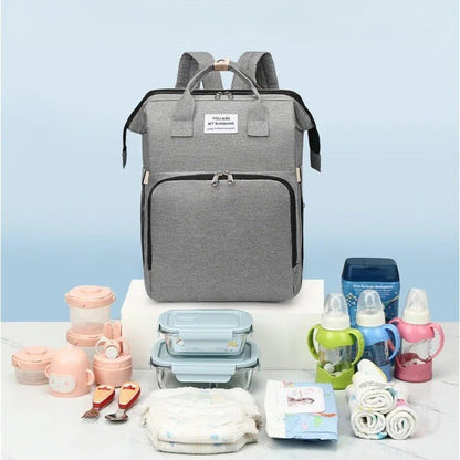 sac à dos à langer transformable grande capacité