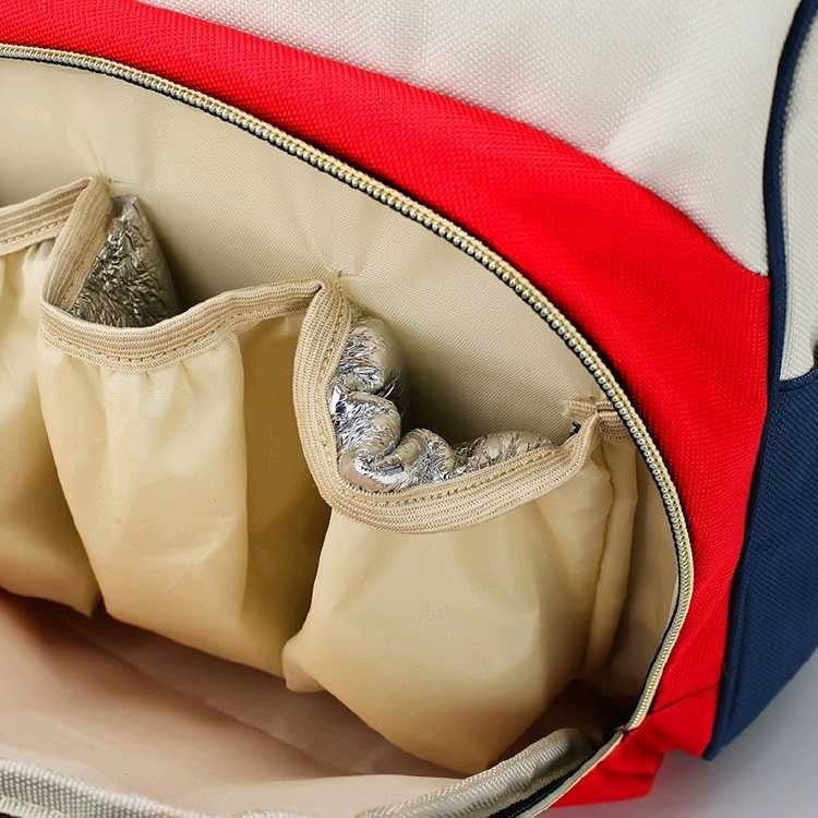 sac à dos à langer avec poches isothermes pour biberons