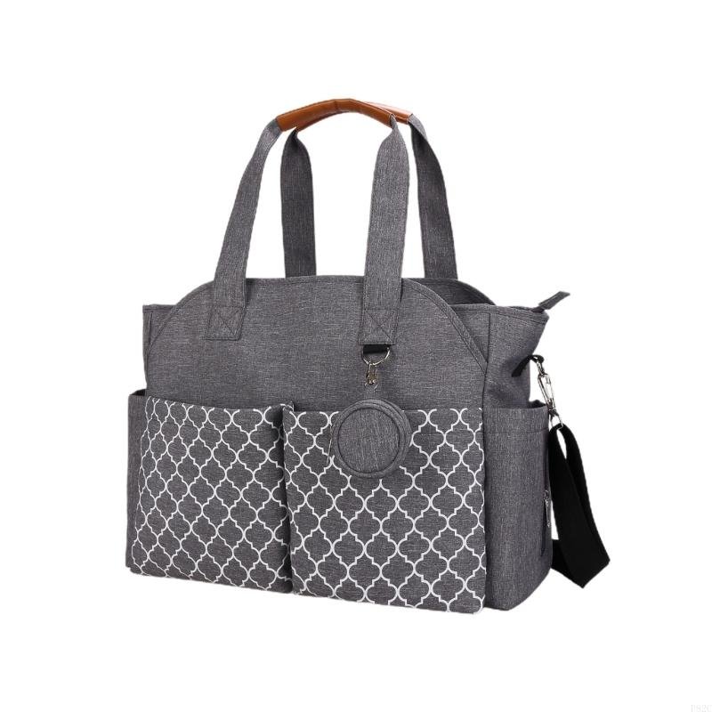 sac a langer astucieux gris