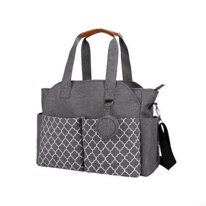 sac a langer astucieux gris