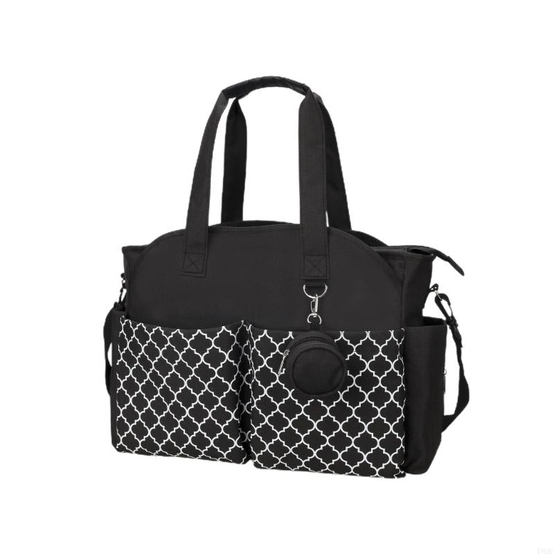sac a langer astucieux noir