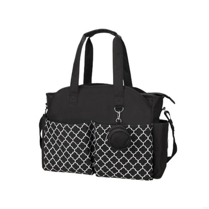 sac a langer astucieux noir
