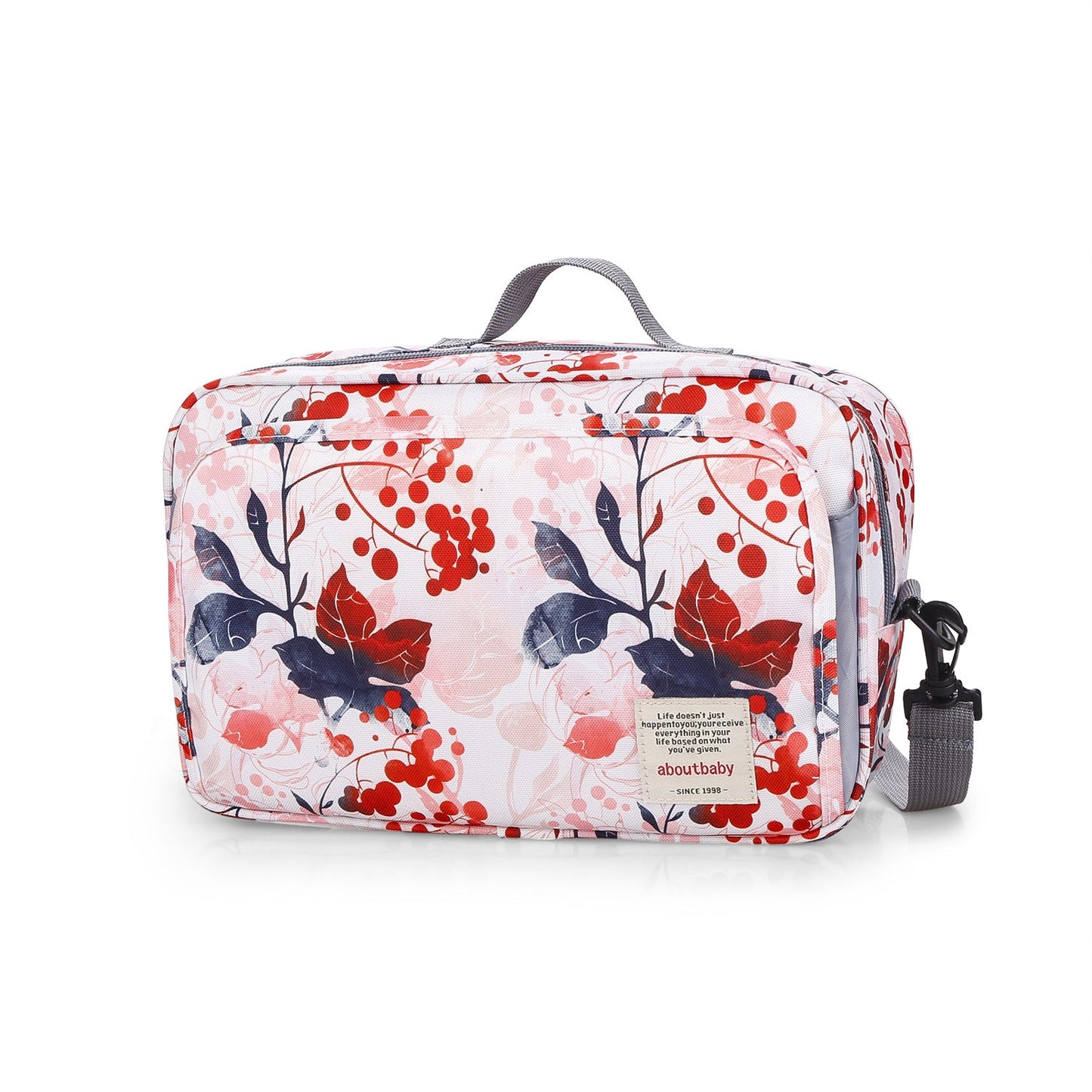 sac a langer bebe motif plantes