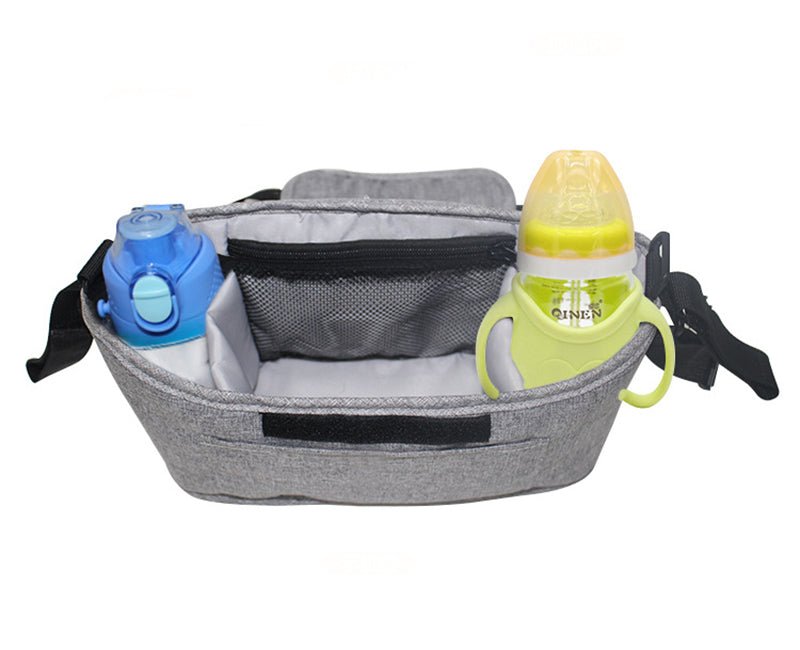 sac a langer bebe vue intérieure et compartiments à biberons