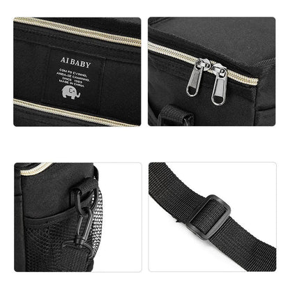 SAC A LANGER avec fermetures éclair et attaches réglables