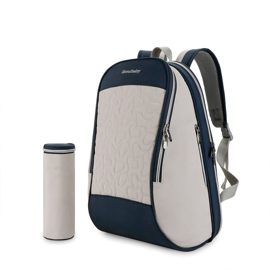 sac à langer organisé bleu marine
