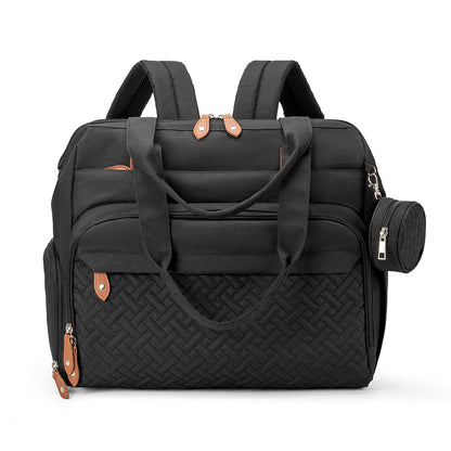 sac a langer pratique et bien pensé noir