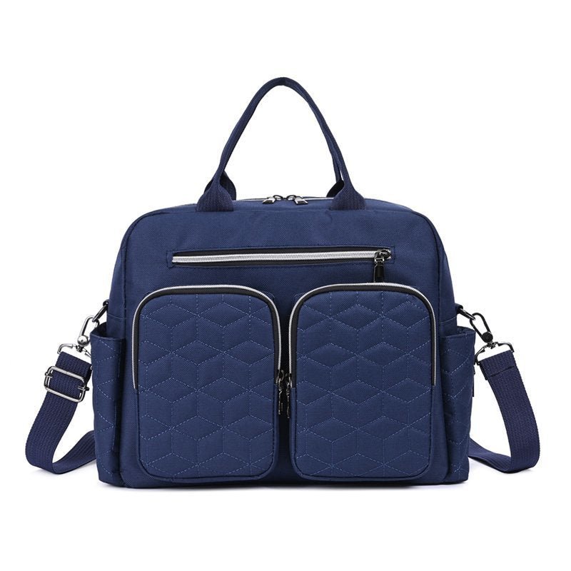 sac a langer spacieux bleu foncé