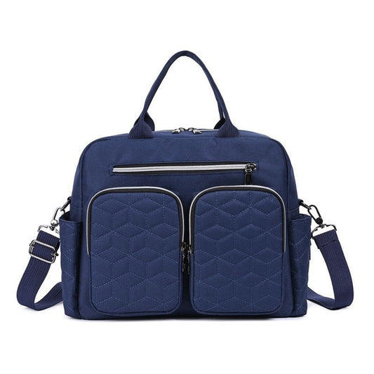 sac a langer spacieux bleu foncé