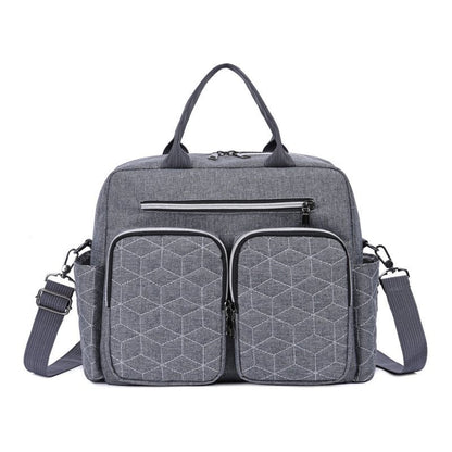 sac a langer spacieux gris