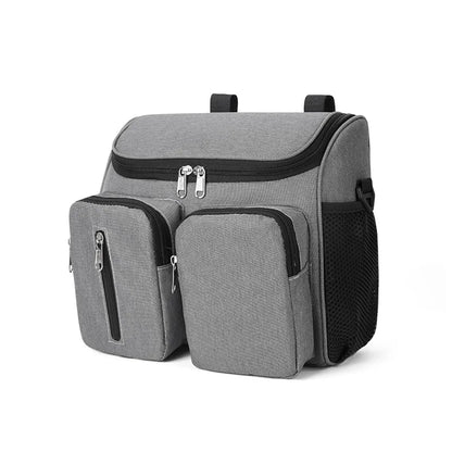 sac à langer structuré gris