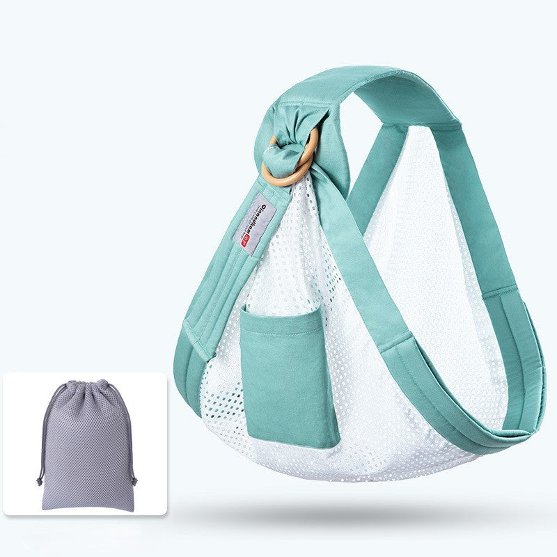 sling bebe mailles respirantes turquoise