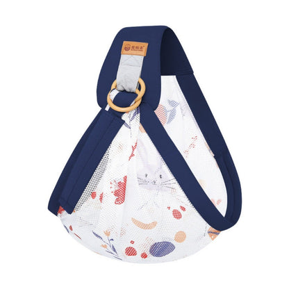 sling bebe sécurisé bleu