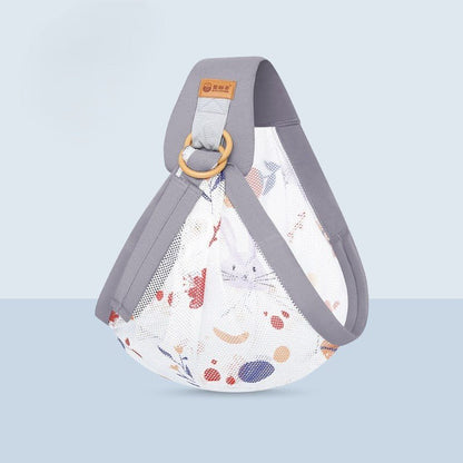 sling bebe sécurisé gris