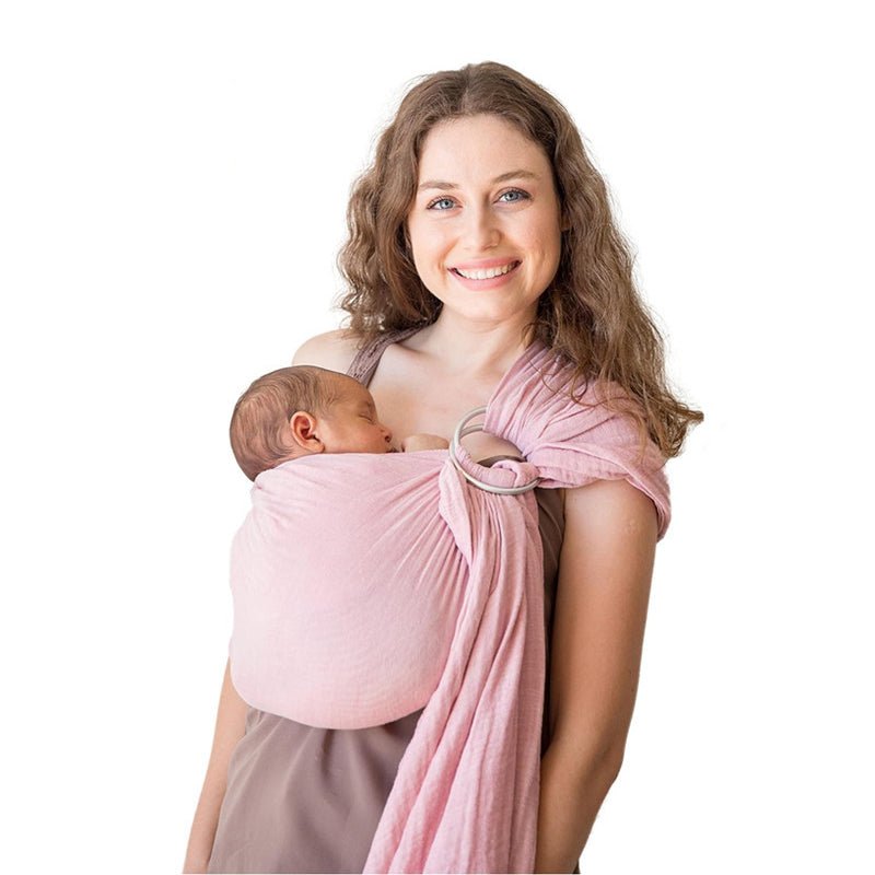 sling nouveau-né rose