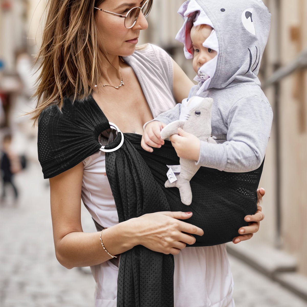 sling séchage rapide noir