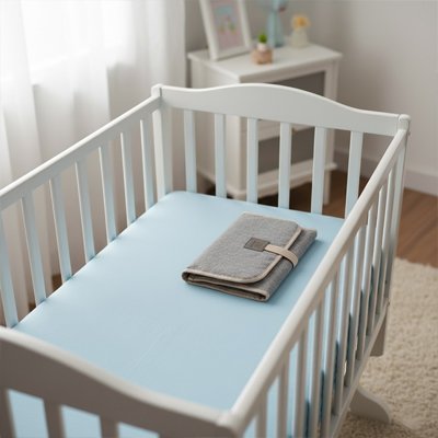 Tapis à langer imperméable nomade pliable et compact